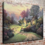 The Good Shepherd Cottage HD Canvas Print Home Decor Paintings Wall Art Pictures