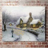 Olde Porterfield Gift Shoppe HD Canvas Print Home Decor Paintings Wall Art Pictures