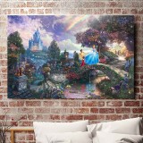 Cinderella Wishes Upon A Dream HD Canvas Print Home Decor Paintings Wall Art Pictures