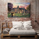 Elegant Evening at Biltmore HD Canvas Print Home Decor Paintings Wall Art Pictures