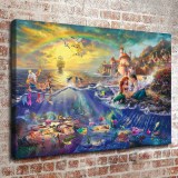 The Little Mermaid HD Canvas Print Home Decor Paintings Wall Art Pictures