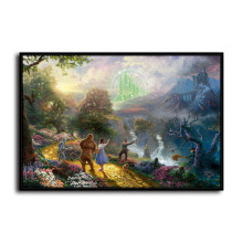 Dorothy Discovers the Emerald City HD Canvas Print Home Decor Paintings Wall Art Pictures