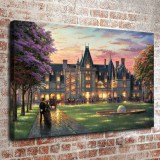 Elegant Evening at Biltmore HD Canvas Print Home Decor Paintings Wall Art Pictures