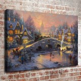 Spirit of Christmas HD Canvas Print Home Decor Paintings Wall Art Pictures