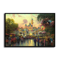 Disneyland 50th Anniversary HD Canvas Print Home Decor Paintings Wall Art Pictures