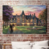 Elegant Evening at Biltmore HD Canvas Print Home Decor Paintings Wall Art Pictures