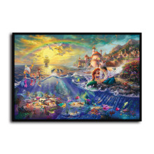 The Little Mermaid HD Canvas Print Home Decor Paintings Wall Art Pictures