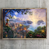 Pinocchio Wishes Upon A Star HD Canvas Print Home Decor Paintings Wall Art Pictures