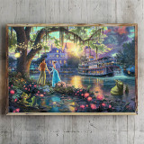 The Princess and the Frog HD Canvas Print Home Decor Paintings Wall Art Pictures