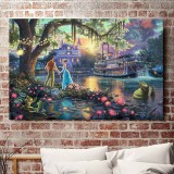 The Princess and the Frog HD Canvas Print Home Decor Paintings Wall Art Pictures