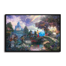 Cinderella Wishes Upon A Dream HD Canvas Print Home Decor Paintings Wall Art Pictures