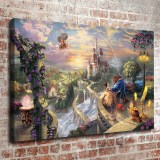 Beauty And The Beast HD Canvas Print Home Decor Paintings Wall Art Pictures