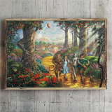 Follow the YELLOW BRICK ROAD HD Canvas Print Home Decor Paintings Wall Art Pictures