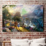 Dorothy Discovers the Emerald City HD Canvas Print Home Decor Paintings Wall Art Pictures