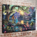 The Princess and the Frog HD Canvas Print Home Decor Paintings Wall Art Pictures