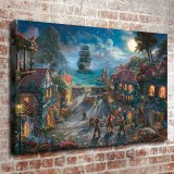 Pirates of the caribbean HD Canvas Print Home Decor Paintings Wall Art Pictures