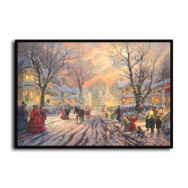 A Victorian Christmas Carol HD Canvas Print Home Decor Paintings Wall Art Pictures