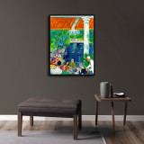Lakeside Restaurant HD Canvas Print Home Decor Paintings Wall Art Pictures