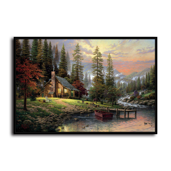 A Peaceful Retreat HD Canvas Print Home Decor Paintings Wall Art Pictures