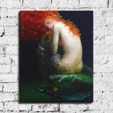 Mermaid HD Canvas Print Home Decor Paintings Wall Art Pictures