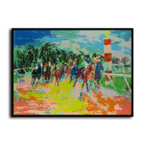 Racing horse HD Canvas Print Home Decor Paintings Wall Art Pictures