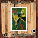 Bunny Girl With Billiards HD Canvas Print Home Decor Paintings Wall Art Pictures