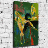 Bunny Girl With Billiards HD Canvas Print Home Decor Paintings Wall Art Pictures