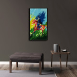 Race HD Canvas Print Home Decor Paintings Wall Art Pictures