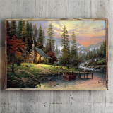 A Peaceful Retreat HD Canvas Print Home Decor Paintings Wall Art Pictures