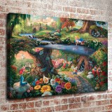 Alice in wonderland HD Canvas Print Home Decor Paintings Wall Art Pictures