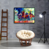 Race HD Canvas Print Home Decor Paintings Wall Art Pictures