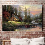 A Peaceful Retreat HD Canvas Print Home Decor Paintings Wall Art Pictures