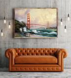 Golden Gate Bridge San Francisco HD Canvas Print Home Decor Paintings Wall Art Pictures