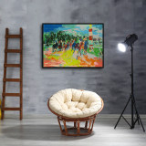 Racing horse HD Canvas Print Home Decor Paintings Wall Art Pictures