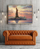 The statue of liberty HD Canvas Print Home Decor Paintings Wall Art Pictures