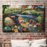 Alice in wonderland HD Canvas Print Home Decor Paintings Wall Art Pictures