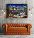 Cinderella Romance Awakens full HD Canvas Print Home Decor Paintings Wall Art Pictures