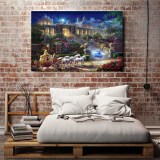 Cinderella Romance Awakens full HD Canvas Print Home Decor Paintings Wall Art Pictures