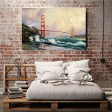 Golden Gate Bridge San Francisco HD Canvas Print Home Decor Paintings Wall Art Pictures