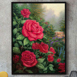 A Perfect Red Rose HD Canvas Print Home Decor Paintings Wall Art Pictures