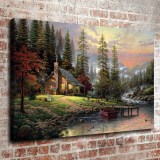 A Peaceful Retreat HD Canvas Print Home Decor Paintings Wall Art Pictures