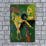 Bunny Girl With Billiards HD Canvas Print Home Decor Paintings Wall Art Pictures