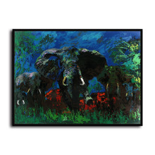 Elephant HD Canvas Print Home Decor Paintings Wall Art Pictures
