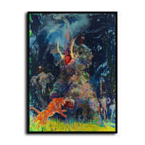 Taming HD Canvas Print Home Decor Paintings Wall Art Pictures