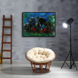 Elephant HD Canvas Print Home Decor Paintings Wall Art Pictures