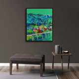 Race HD Canvas Print Home Decor Paintings Wall Art Pictures