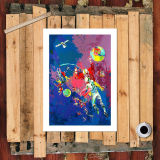 Baseball player HD Canvas Print Home Decor Paintings Wall Art Pictures