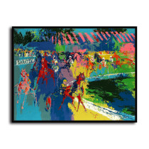 Horse racing HD Canvas Print Home Decor Paintings Wall Art Pictures