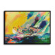 Ship in the waves HD Canvas Print Home Decor Paintings Wall Art Pictures