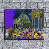 Get together HD Canvas Print Home Decor Paintings Wall Art Pictures